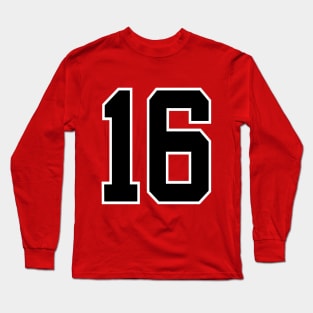 Number 16 Long Sleeve T-Shirt